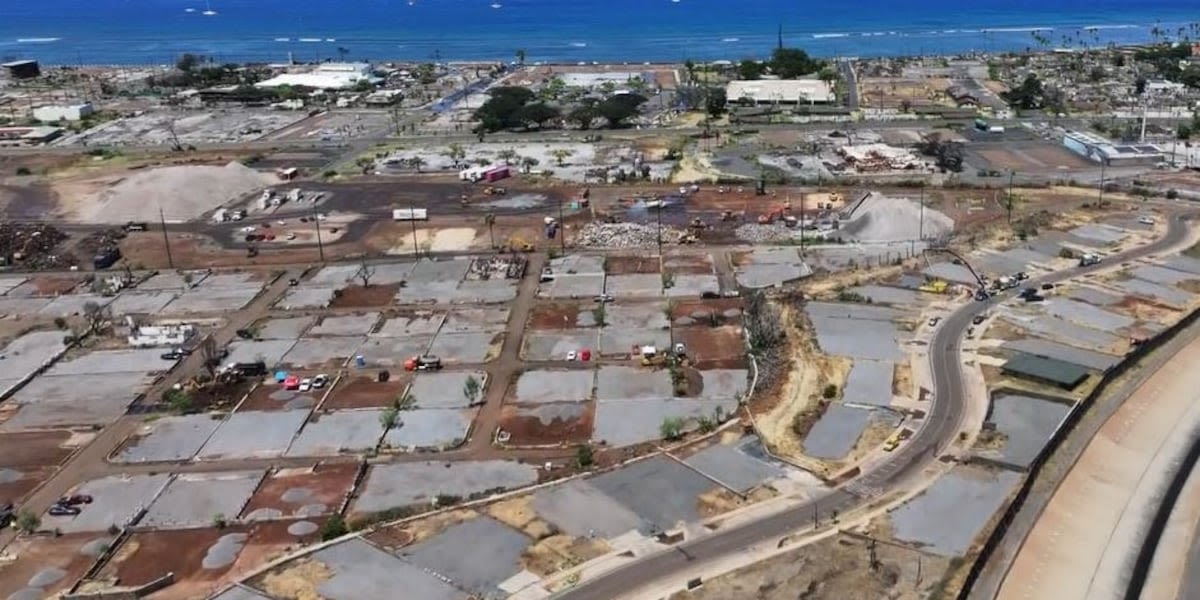 New homes are going up in Lahaina, but some worry the community’s future remains unclear