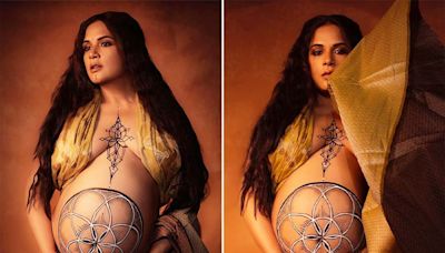 New mum Richa Chadha drops maternity shoot pictures on daughter’s day