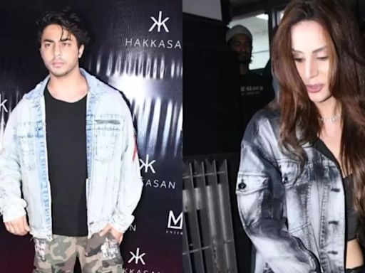 Scoop: Aryan Khan Parties With Rumoured Girlfriend Larissa Bonesi, Twins In Denim Jackets - Watch