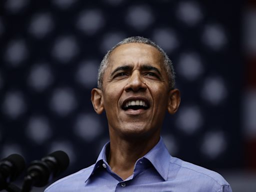 Barack Obama reacts after Tim Walz named VP