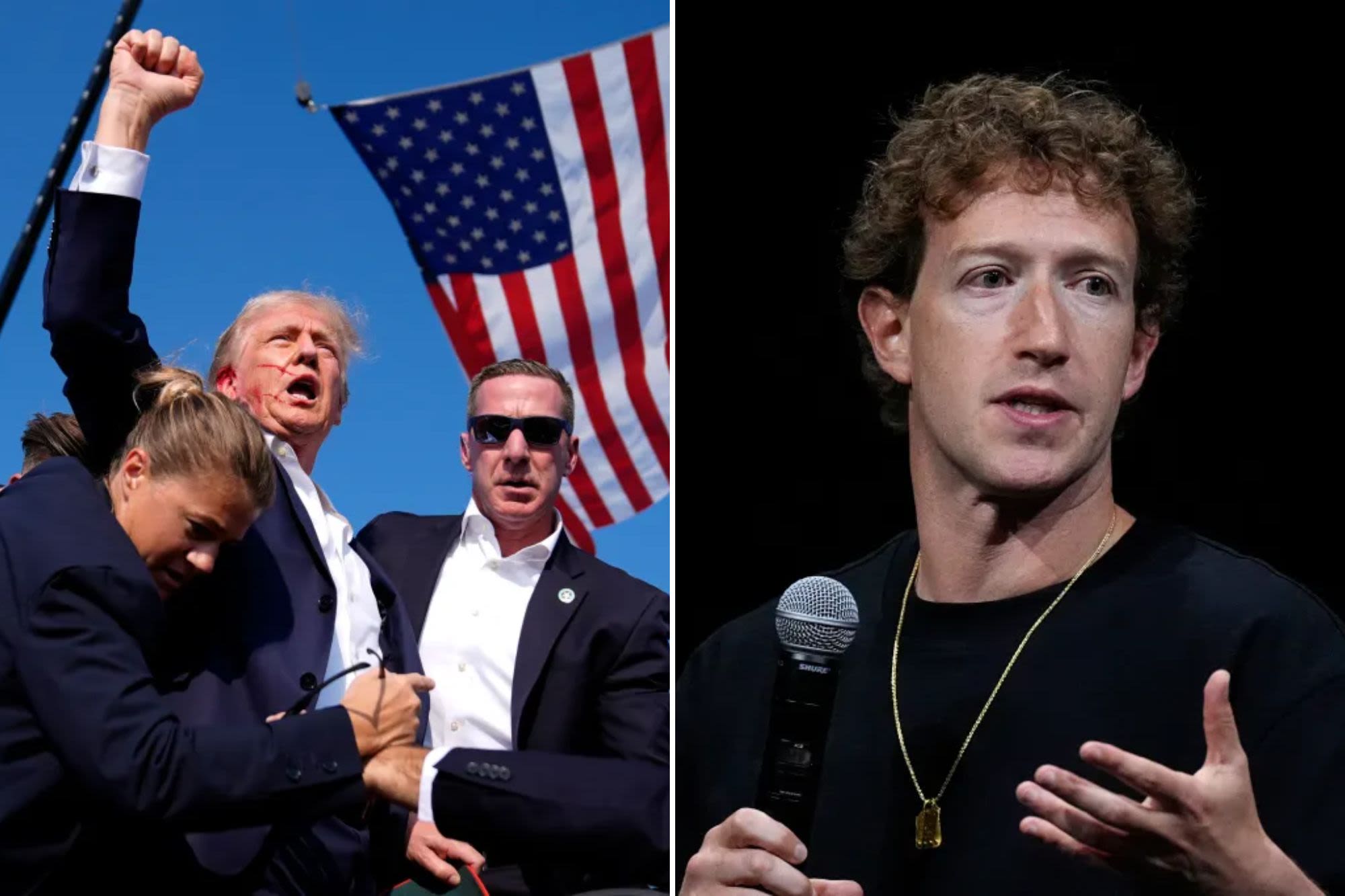 Trump says Mark Zuckerberg, Jeff Bezos called him after assassination attempt to praise his defiance