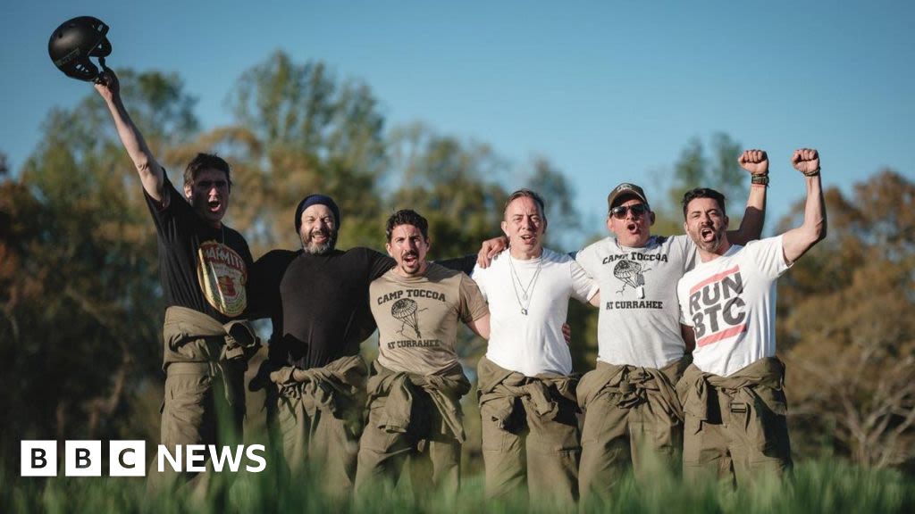 Band of Brothers stars take on parachute jump for D-Day