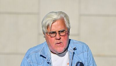 Jay Leno jokes new face is 'better' than his old one two years after horror accident