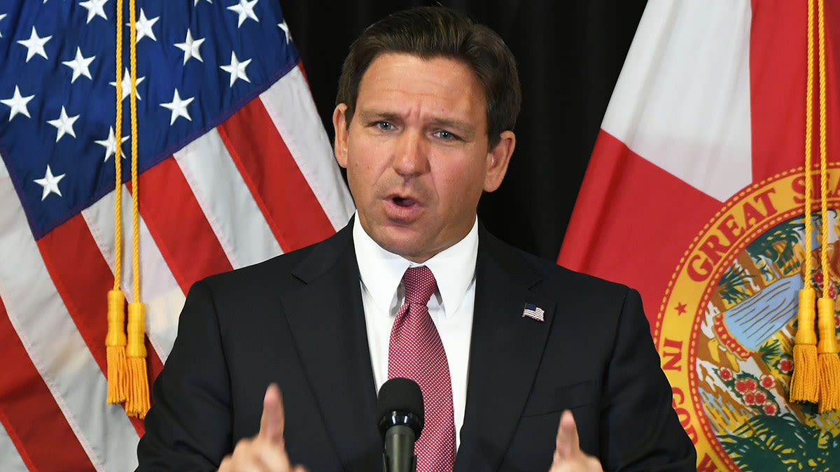 Gov. DeSantis signs two bills at news conference in Jacksonville