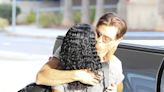 TLC's Chilli and Matthew Lawrence Kiss as He Picks Her Up from the Airport