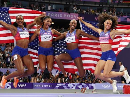 Olympics track and field Day 9 results: USA sweeps 4x100m relays, narrowly wins women's 100m hurdles | Sporting News