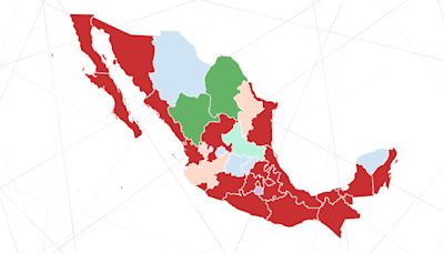 De la hegemonía del PRI al dominio de Morena: así ha cambiado el mapa electoral en México