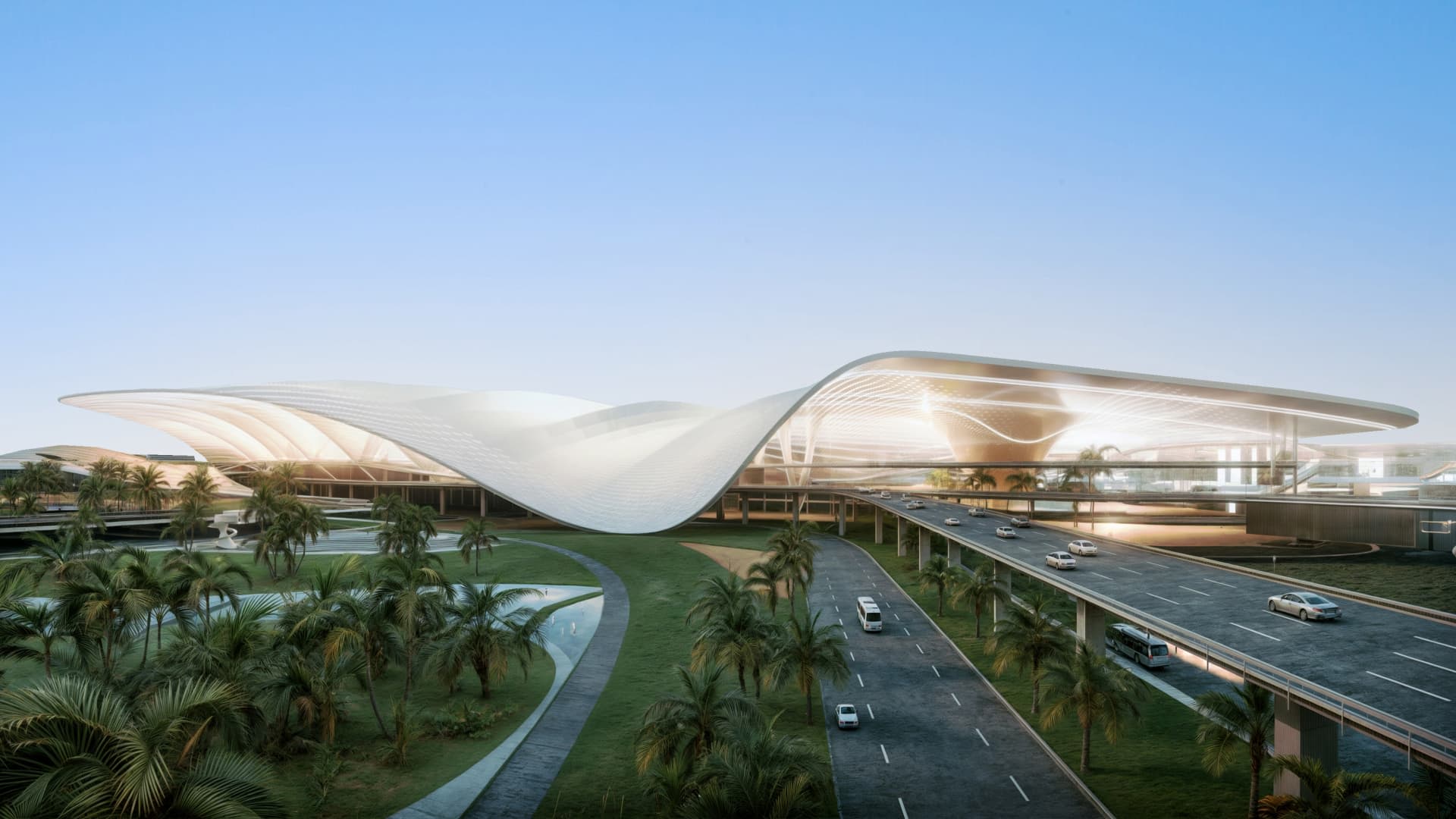 Dubai's new airport will be five times the size of its current one and aims to be the largest in the world