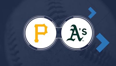 Athletics vs. Pirates TV Channel and Live Stream Info for April 30