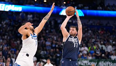 Luka Doncic and Kyrie Irving each score 33 points as Mavs beat Wolves for 3-0 lead in West finals