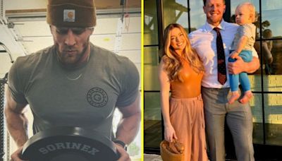 J.J. Watt shows off abs during 'training camp' on board luxury yacht with wife