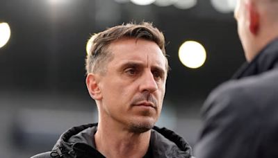 Gary Neville names potential 'graveyard' for Arsenal's Premier League title hopes