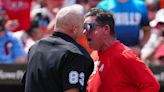 Phillies manager Rob Thomson's screaming match with umpire leads to ejection in bizarre scene