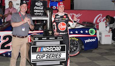 Who won NASCAR Cup race in Charlotte? Christopher Bell wins rain-shortened Coca-Cola 600