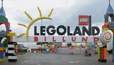Un incendio derritió construcciones emblemáticas del parque Legoland en Dinamarca