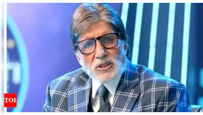 Amitabh Bachchan reveals how he spends his day off from 'Kaun Banega Crorepati' - Times of India