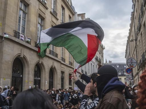 La Policía de París desaloja a unos 50 manifestantes durante una protesta propalestina en La Sorbona