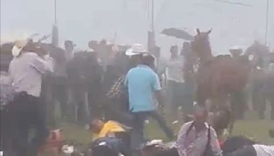 Accidente en carrera de caballos deja 3 lesionados en Veracruz