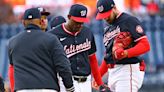 Nationals opening day starter Josiah Gray has an injured pitching elbow