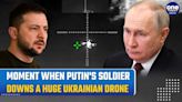 Russian Paratrooper Skillfully Downs Ukrainian Drone with Rifle Shot - Oneindia