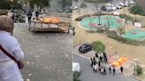 Videos show bodies in China being burned on the streets as crematoriums fill up due to COVID surge