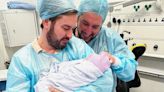 Brian Dowling and hubby Arthur Gourounlian reveal newborn daughter's godparents