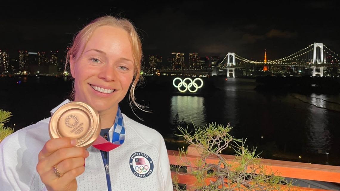 Olympic medalist Krysta Palmer dives at UT for a spot in the Paris Games