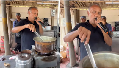 Surat's 'Singing Chaiwala' Takes Social Media By Storm | Watch