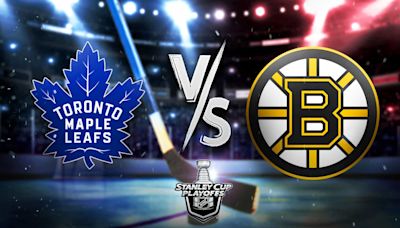 Maple Leafs vs. Bruins Game 1 prediction, odds, pick, how to watch NHL Playoffs