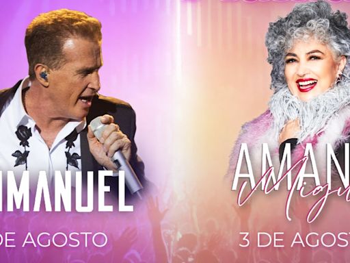 Mamás podrán ir a los conciertos de Emmanuel y Amanda Miguel gracias a una promoción especial