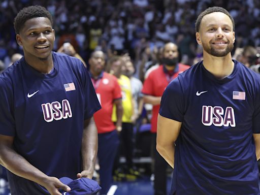 Steph hilariously goads Ant into challenging U.S. table tennis team