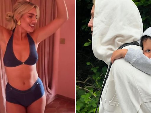 Perrie Edwards strips off to bikini top and hotpants for a dance