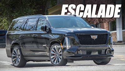 2025 Cadillac Escalade V Snapped Completely Undisguised At McDonald’s Lunch Stop