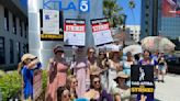 Dispatches From The Picket Lines: Rachel McAdams, James L. Brooks, Debbie Allen & Marianne Williamson Strike In LA As...