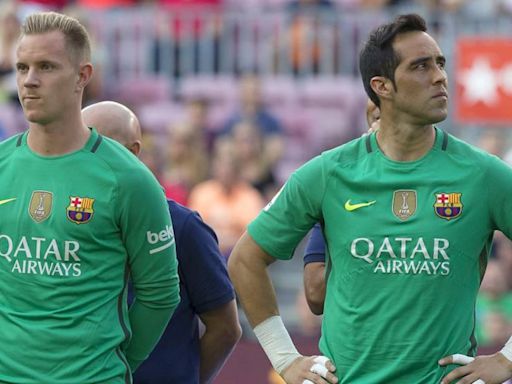 Claudio Bravo y su difícil convivencia con Ter Stegen