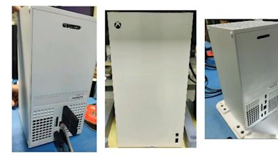 Leaked images reveal Microsoft’s white disc-less Xbox Series X console