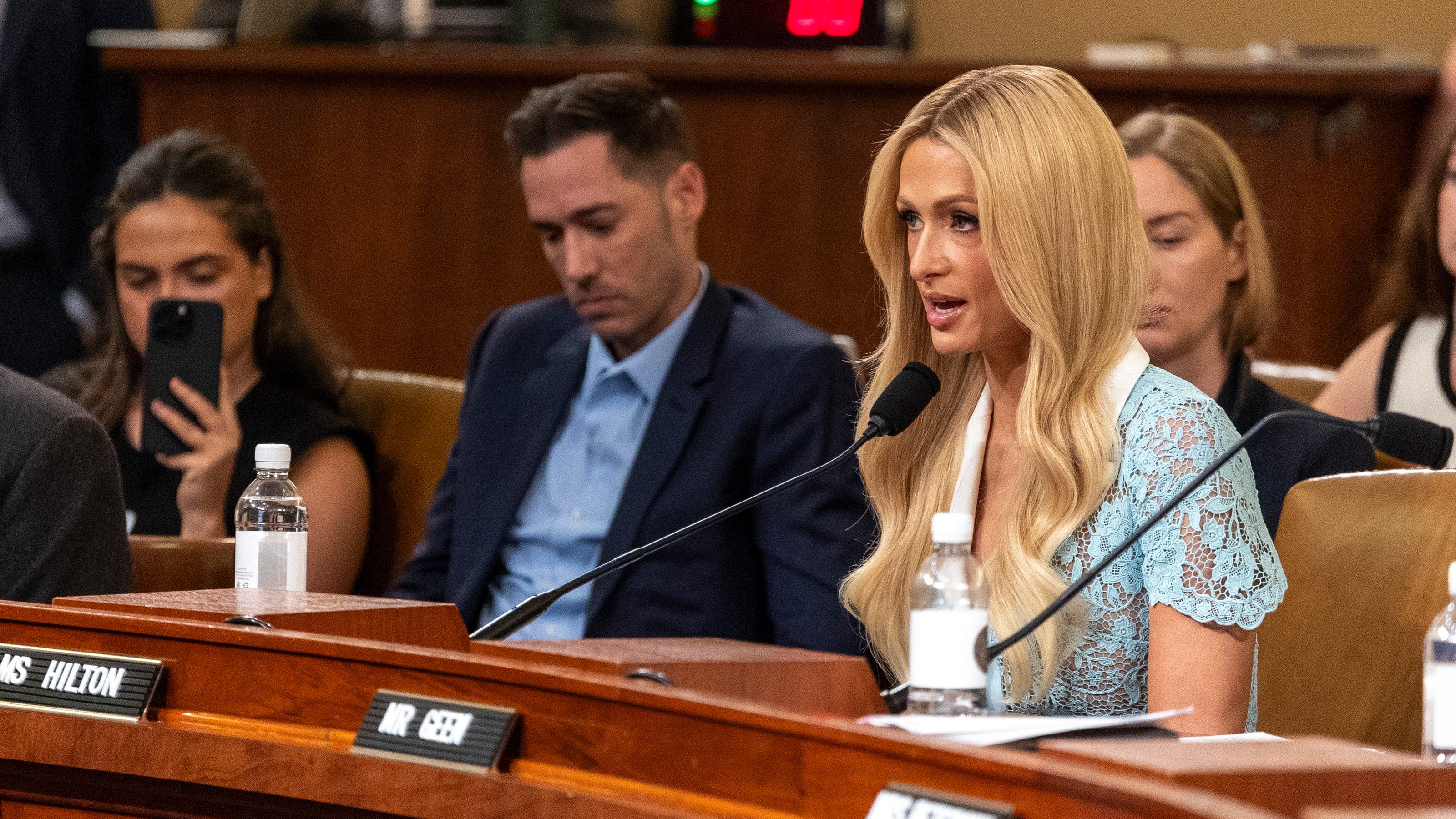 Paris Hilton testifies before Congress on Capitol Hill about childhood sexual abuse