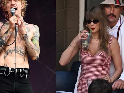 ...Justin Hawkins Has Bold Reaction to Taylor Swift and Travis Kelce Singing His Song in Viral U.S. Open Clip