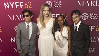 Angelina Jolie and Daughter Zahara Favor Golden Age Glitz for ‘Maria’ Red Carpet at New York Film Festival 2024 With Pax and Maddox