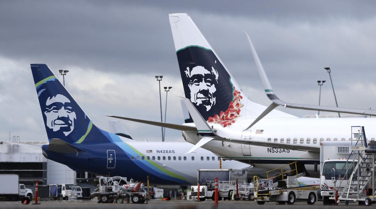 Pilots of an Alaska Airlines jet braked to avoid a possible collision with a Southwest plane in Nashville