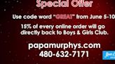 You can help Papa Murphy’s support Boys and Girls Clubs in Arizona!