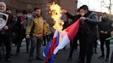 Amid unrest, Iran's hardliners turn their anger to France