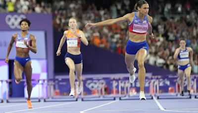 Sydney McLaughlin-Levrone breaks her own world record, wins Olympic gold again in 400-meter hurdles