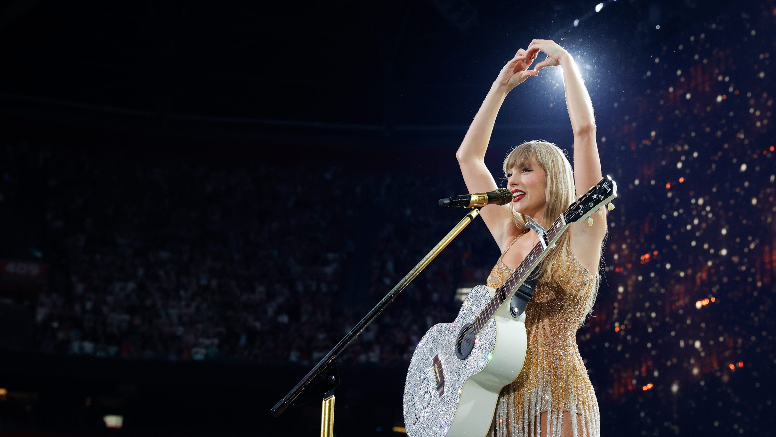 See Taylor Swift's brand-new 'Speak Now' gown revealed at Milan Eras Tour