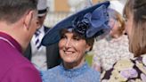 Duchess Sophie's cornflower blue outfit wows guests as she twins with Princess Catherine during Buckingham Palace garden party