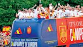 Euro 2024: Champions Spain enjoy open bus parade in Madrid