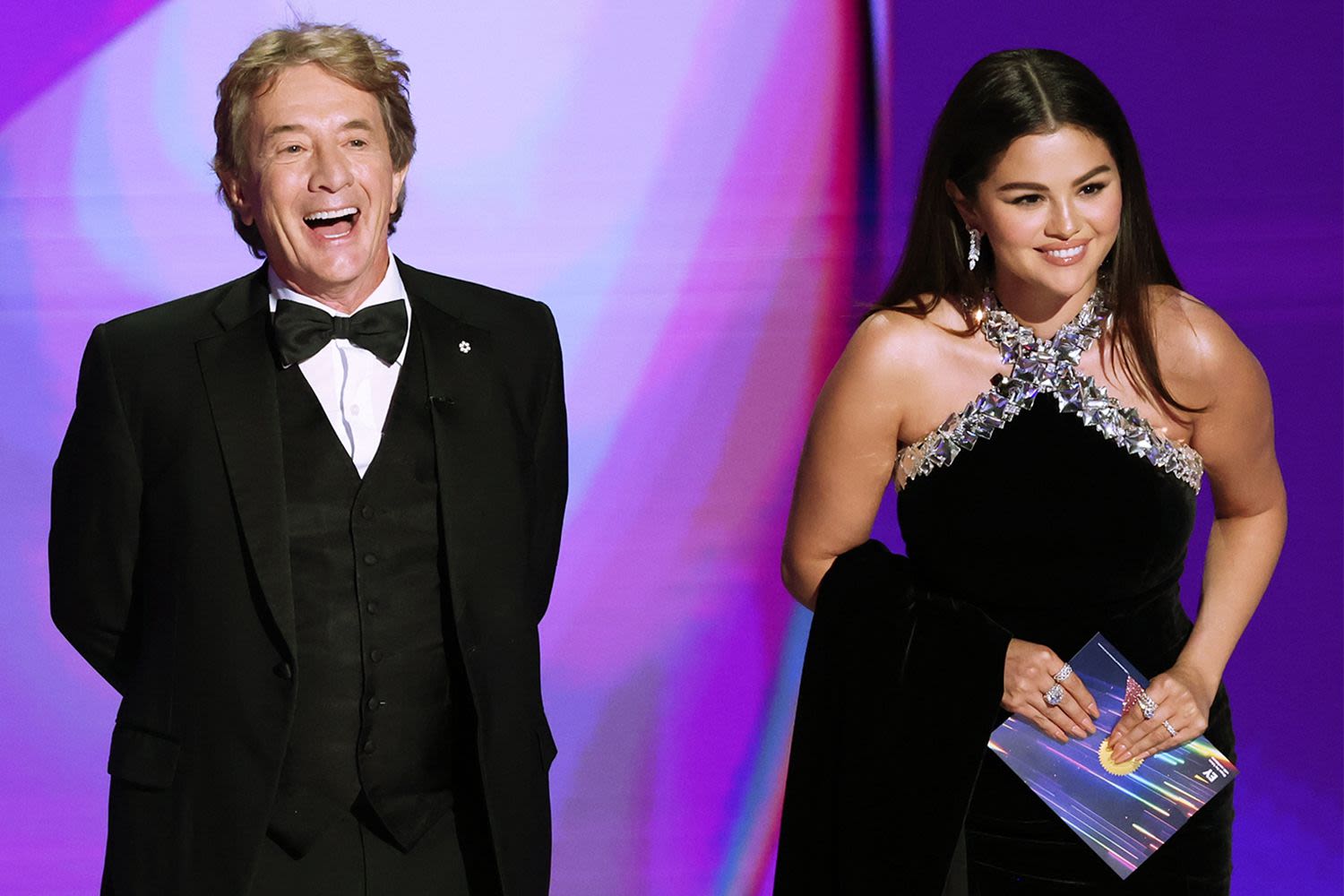 Martin Short Reassures Nervous Selena Gomez in Sweet Moment Before Stepping Onstage at 2024 Emmys: 'I Got You, Baby'