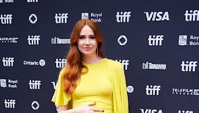 Karen Gillan is pregnant! Actress debuts growing bump on red carpet