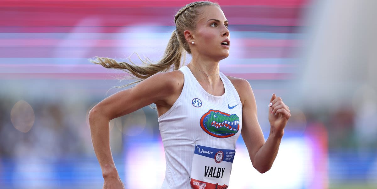 Why Is Parker Valby Still Racing in Her College Uniform?