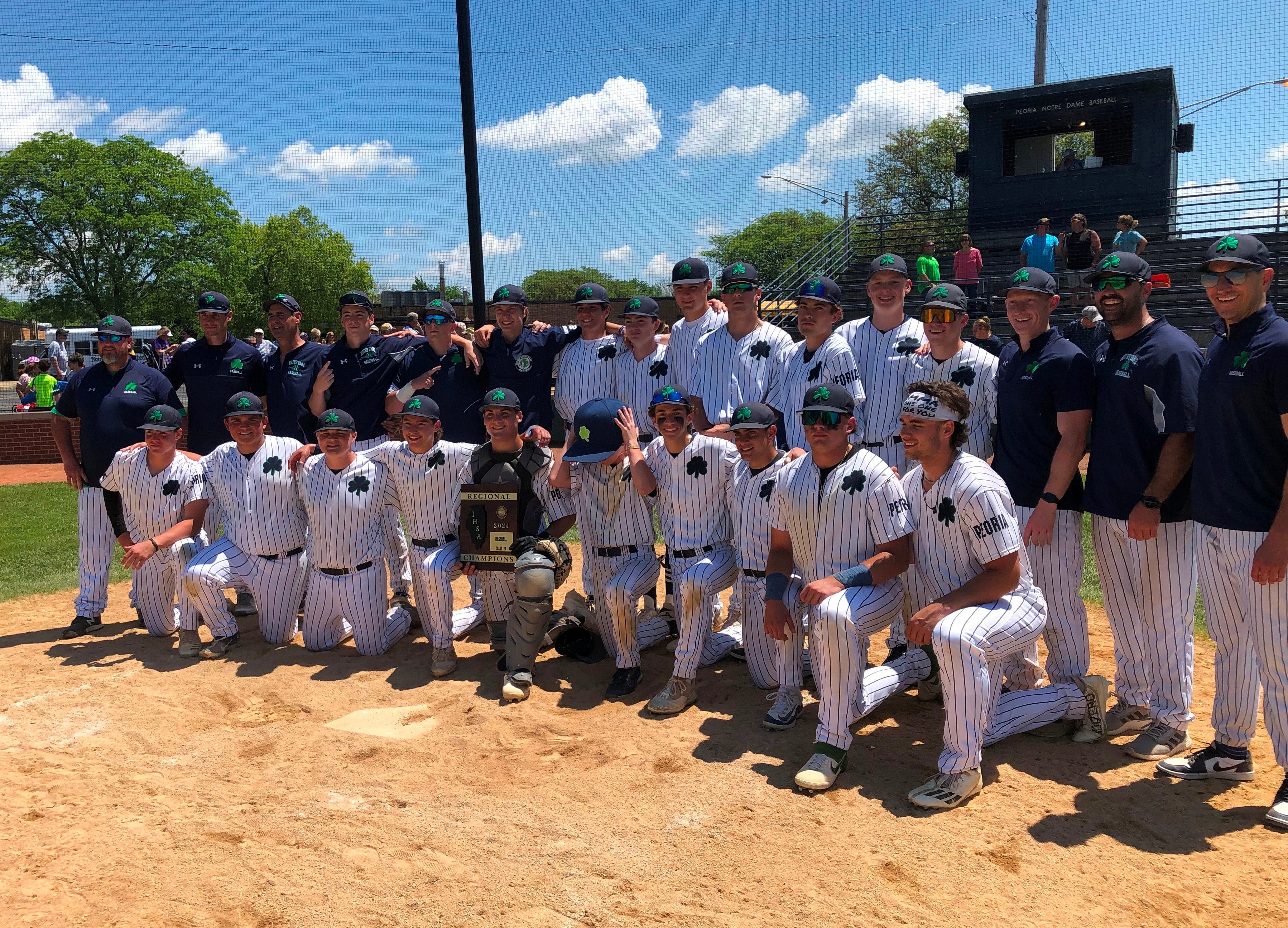 Dramatic home run lifts Peoria Notre Dame baseball to first regional in 10 years